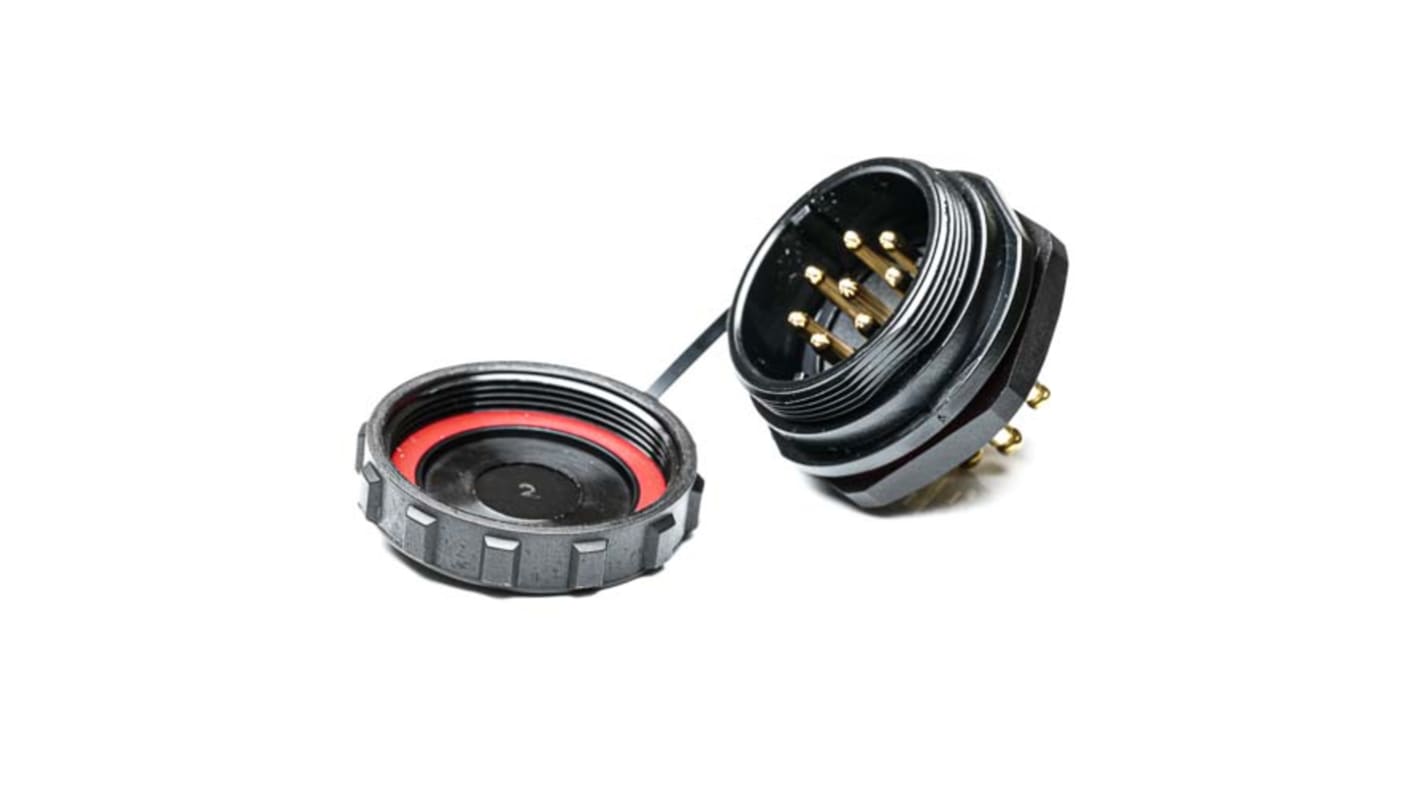 RS PRO Circular Connector, 8 Contacts, Panel Mount, Plug, Male, IP68