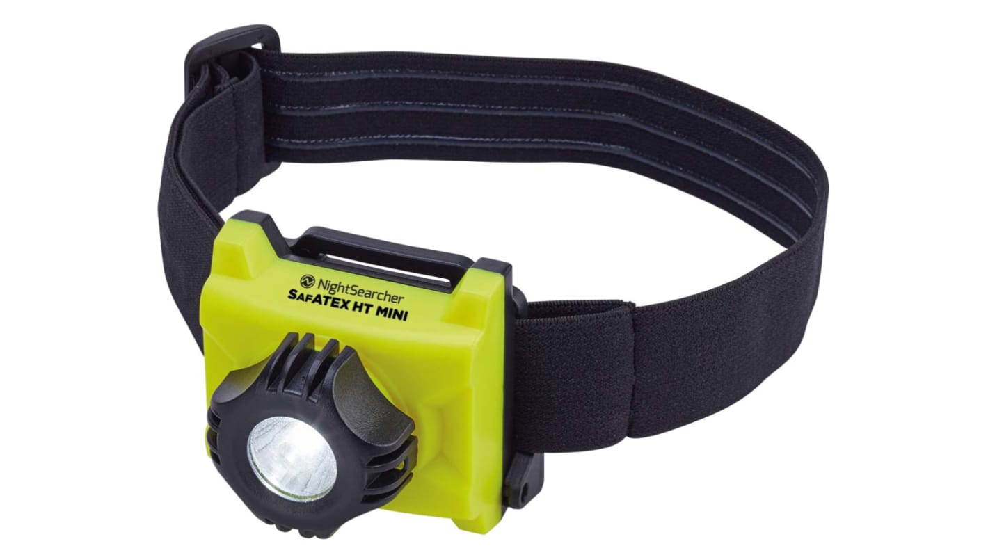 Linterna frontal Nightsearcher SAFA-HTMINI, 150 lm, batería 3 x AAA, ATEX, IECEx