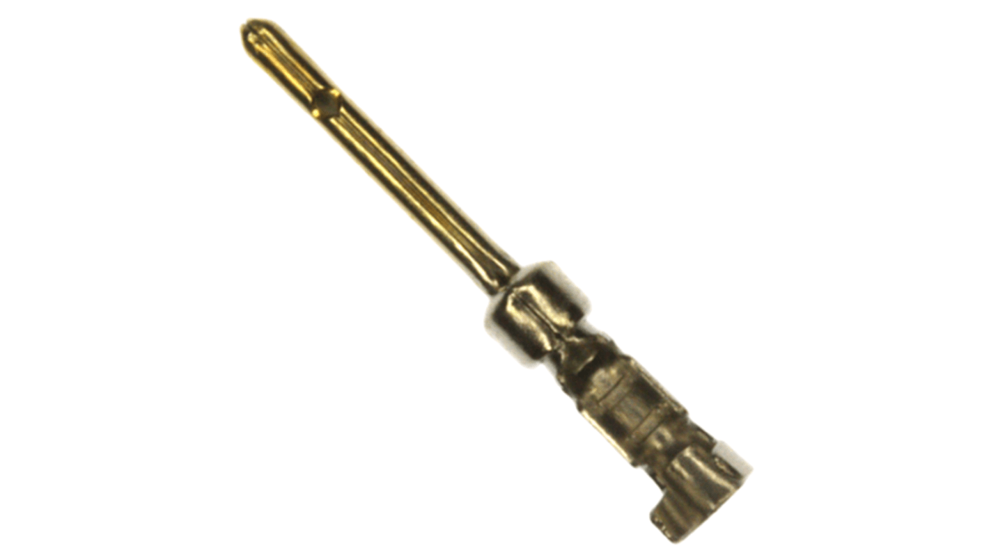Norcomp 170 Sub-D Steckverbinderkontakt, Stecker, Crimpanschluss, Messing, Gold, 24 → 18, Pin