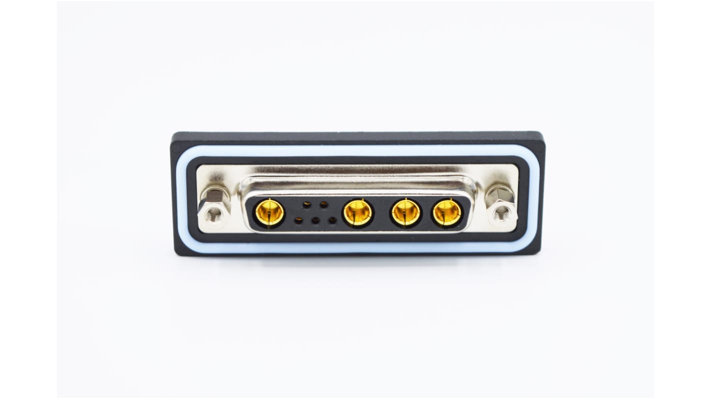 Norcomp CDF 25 Way Right Angle Solder D-sub Connector Socket, 2.77mm Pitch, with 4-40 Screw Locks