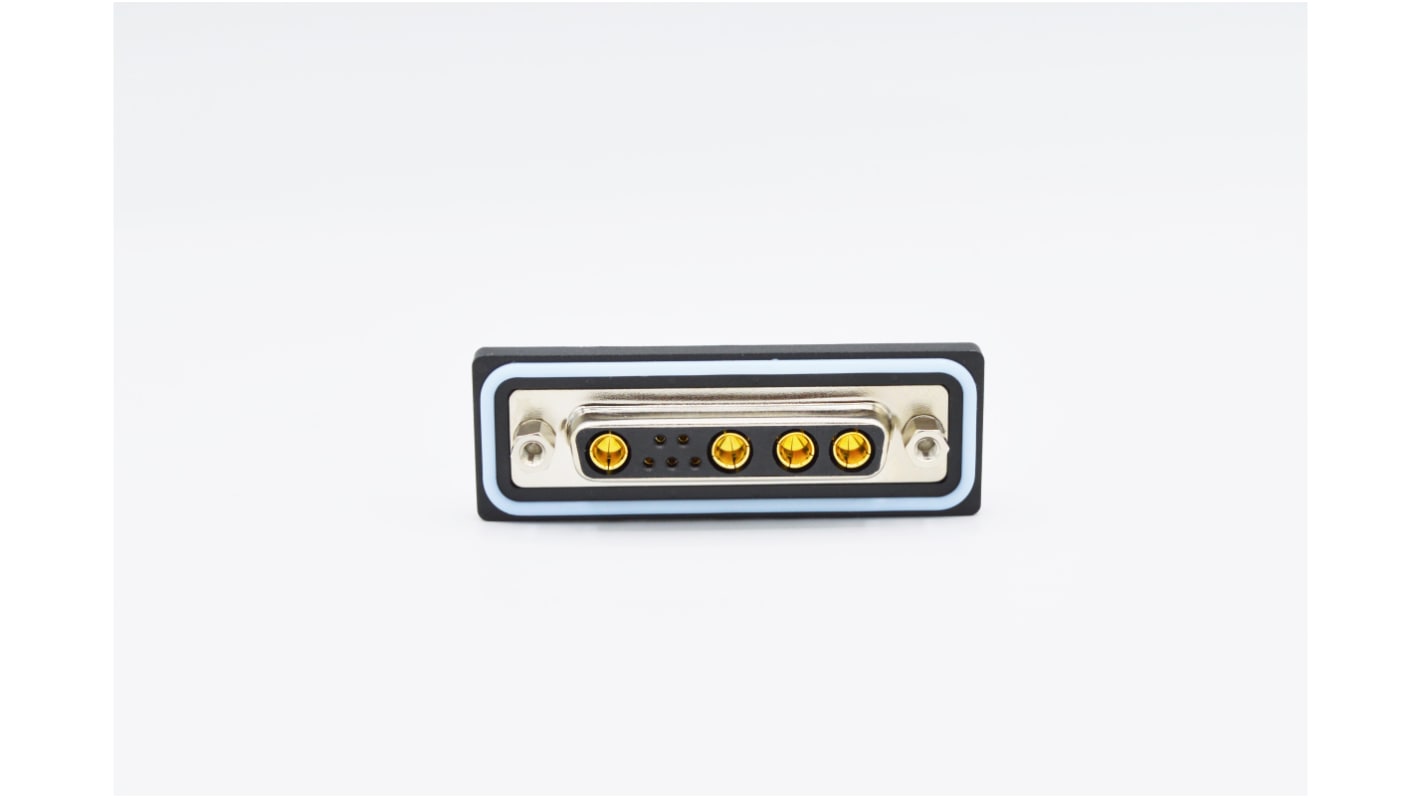 Norcomp CDF 25 Way Right Angle Solder D-sub Connector Socket, 2.77mm Pitch, with 4-40 Boardlocks