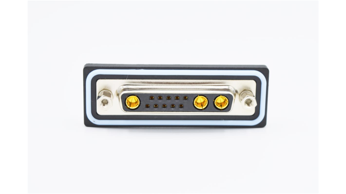 Norcomp CDF 25 Way Vertical Solder D-sub Connector Socket, 2.77mm Pitch, with 4-40 Screw Locks