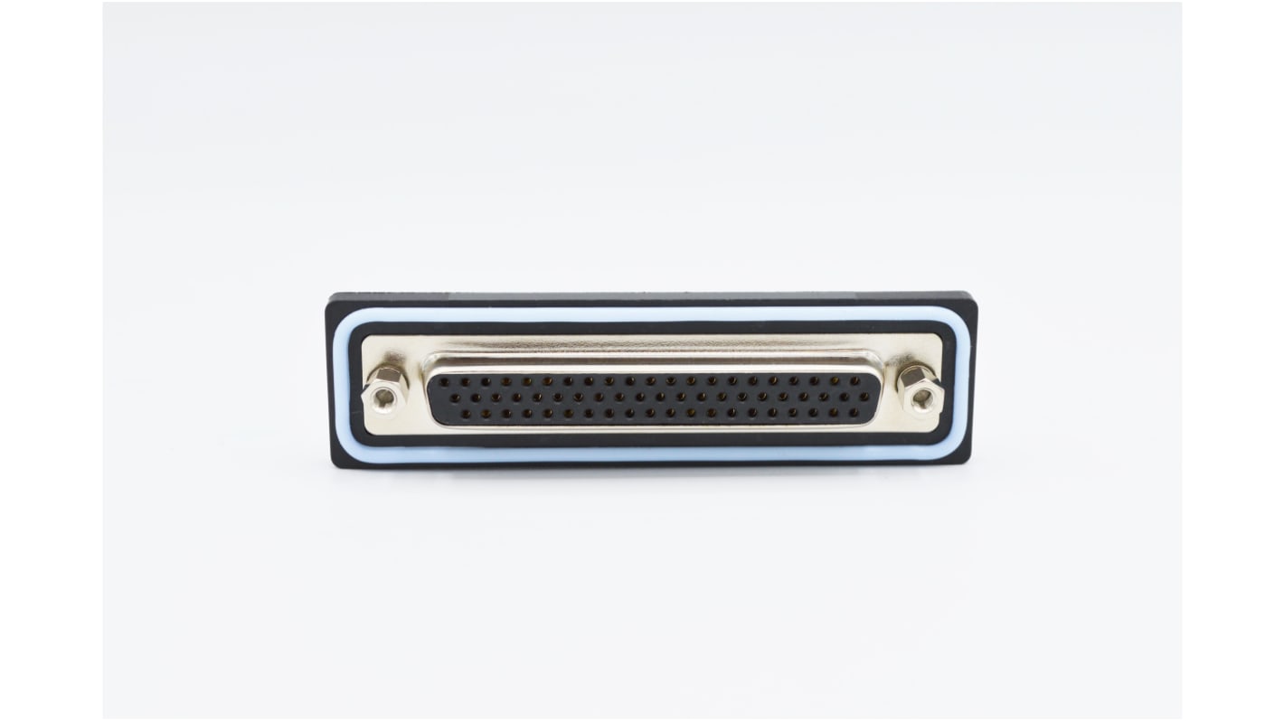 Conector D-sub de soldadura Norcomp, Serie HDF, paso 2.41mm, Vertical, Montaje en PCB, Hembra, con Bloqueos roscados