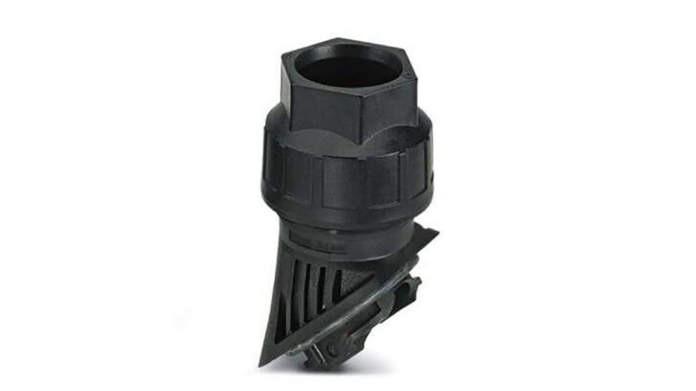 Phoenix Contact HC-B-GM0-M40-PLTBK Series Black Polyamide Cable Gland, M40 Thread, IP66