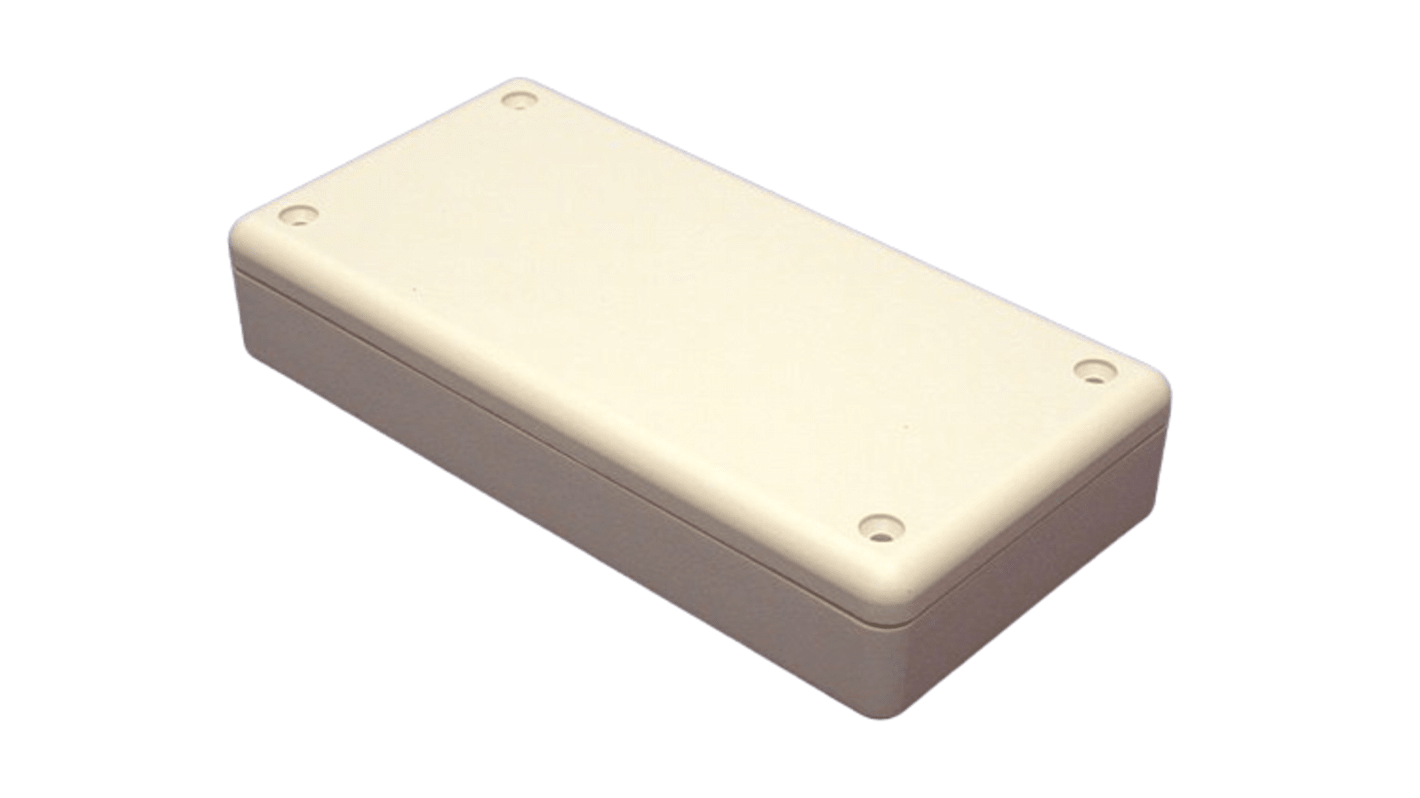 Hammond 1599 Series Grey Flame Retardant ABS Enclosure, IP54, Grey Lid, 130 x 65 x 25mm