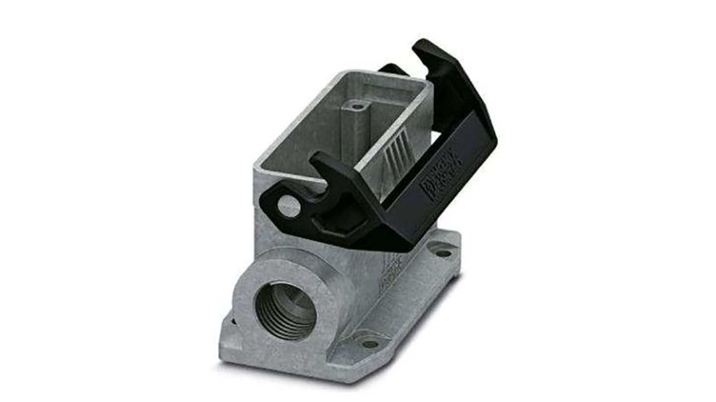 Base para conector industrial Phoenix Contact serie HC, con rosca PG16 x 2