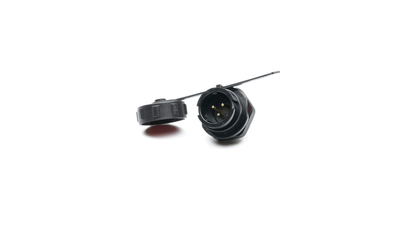 RS PRO Circular Connector, 3 Contacts, Plug, Male, IP67