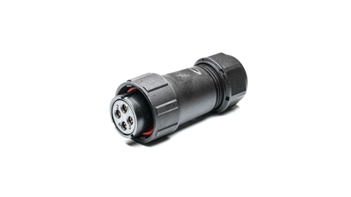 RS PRO Circular Connector, 4 Contacts, Cable Mount, Socket, Female, IP67