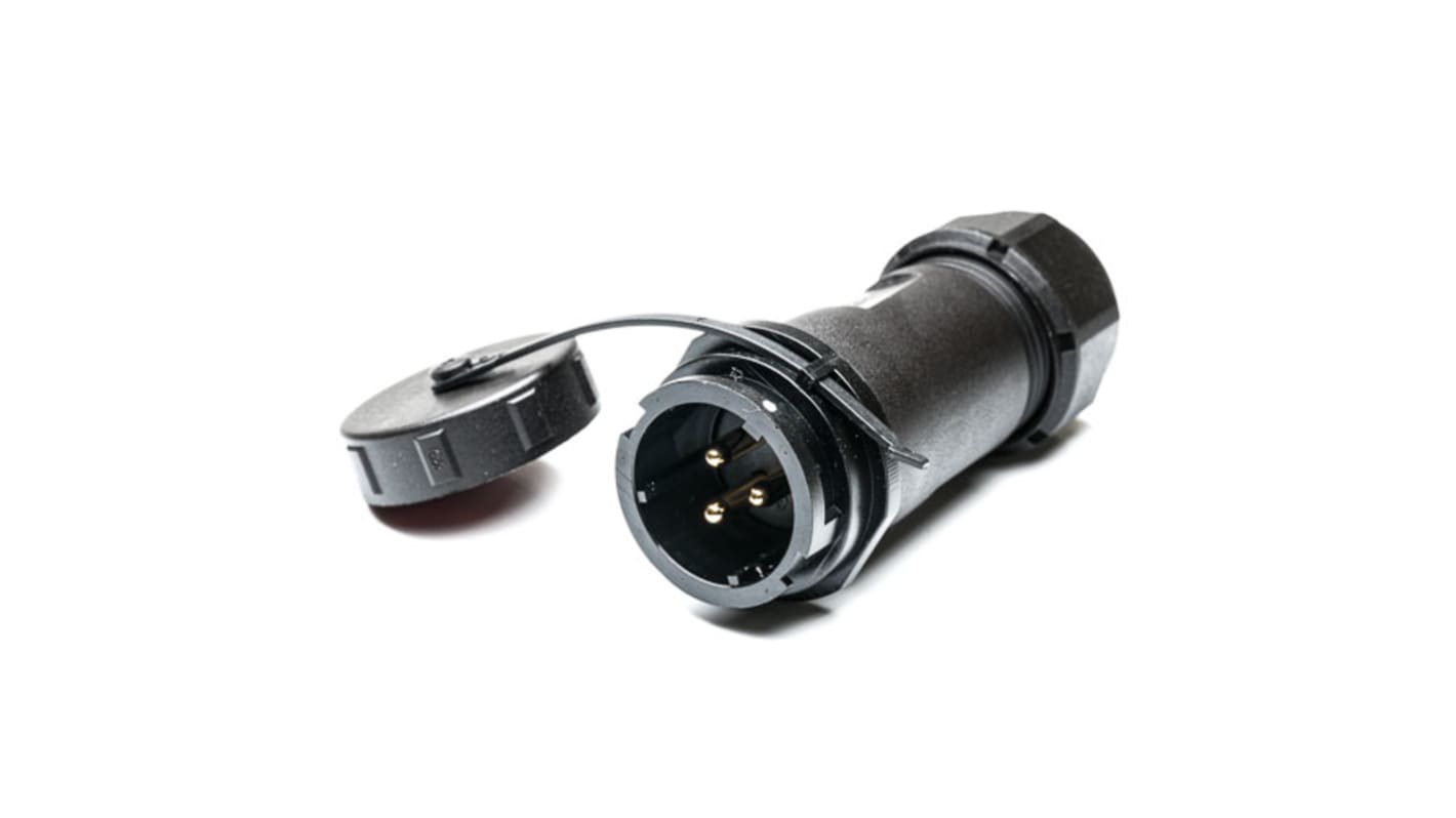 RS PRO Circular Connector, 3 Contacts, Cable Mount, Plug, Male, IP67