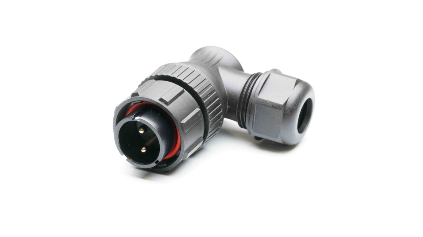 RS PRO Circular Connector, 2 Contacts, Cable Mount, Plug, Male, IP67