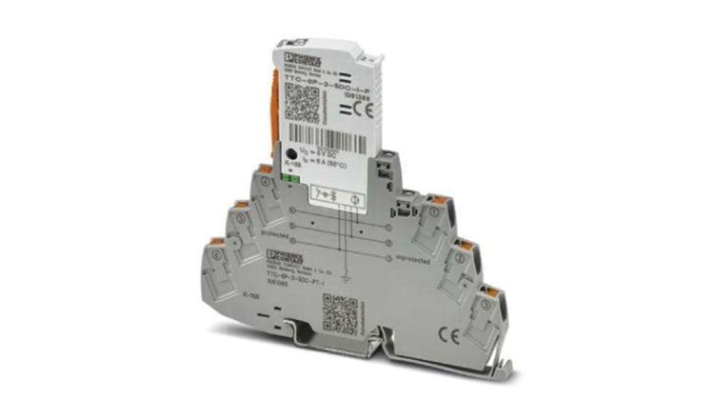 1061385 Phoenix Contact Surge Protector, 10kA, DIN Rail Mount RS