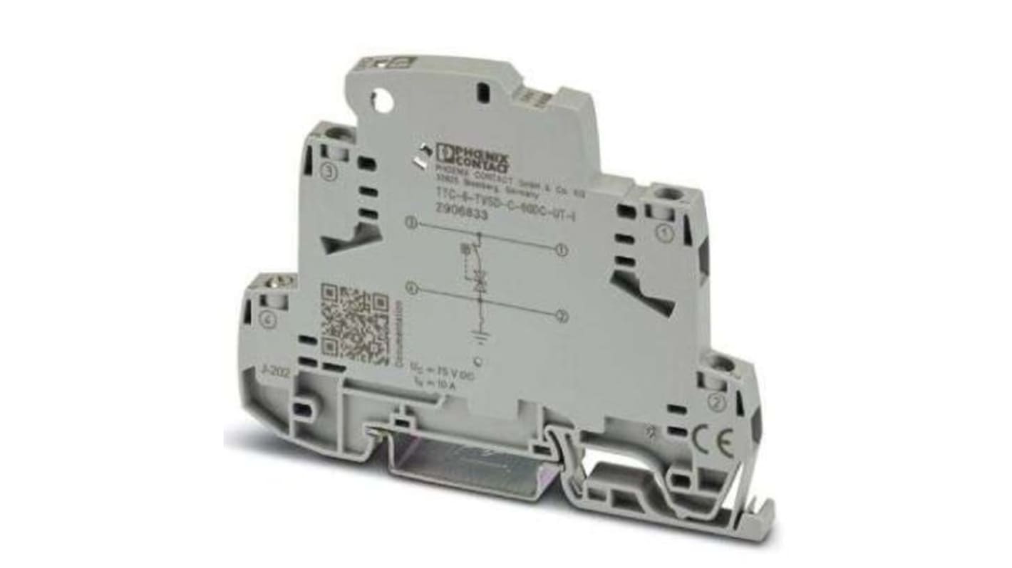 Phoenix Contact Surge Protector, DIN Rail Mount