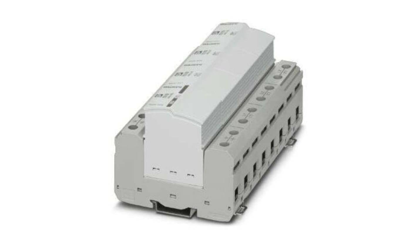 Phoenix Contact 3 Phase Surge Protector, DIN Rail Mount