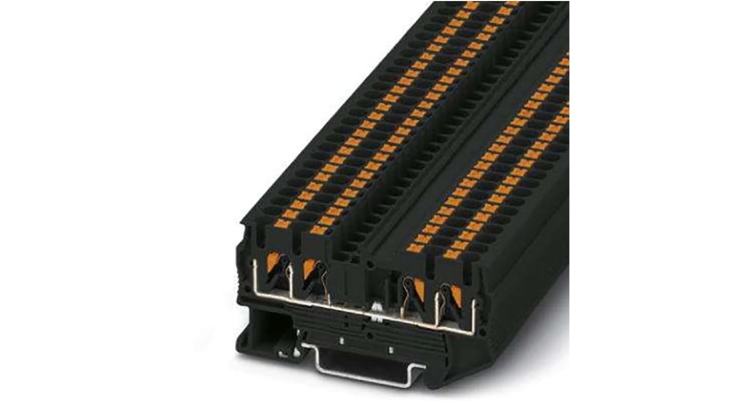 Phoenix Contact 4-Way Earth Terminal Block, 4mm², 12 AWG Wire, Push In