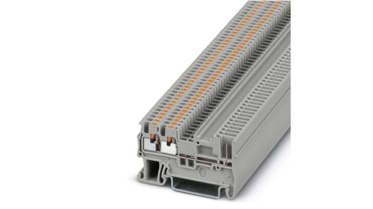 Phoenix Contact PT 1 Series Grey Component Terminal Block, 1.5mm², Push In Termination