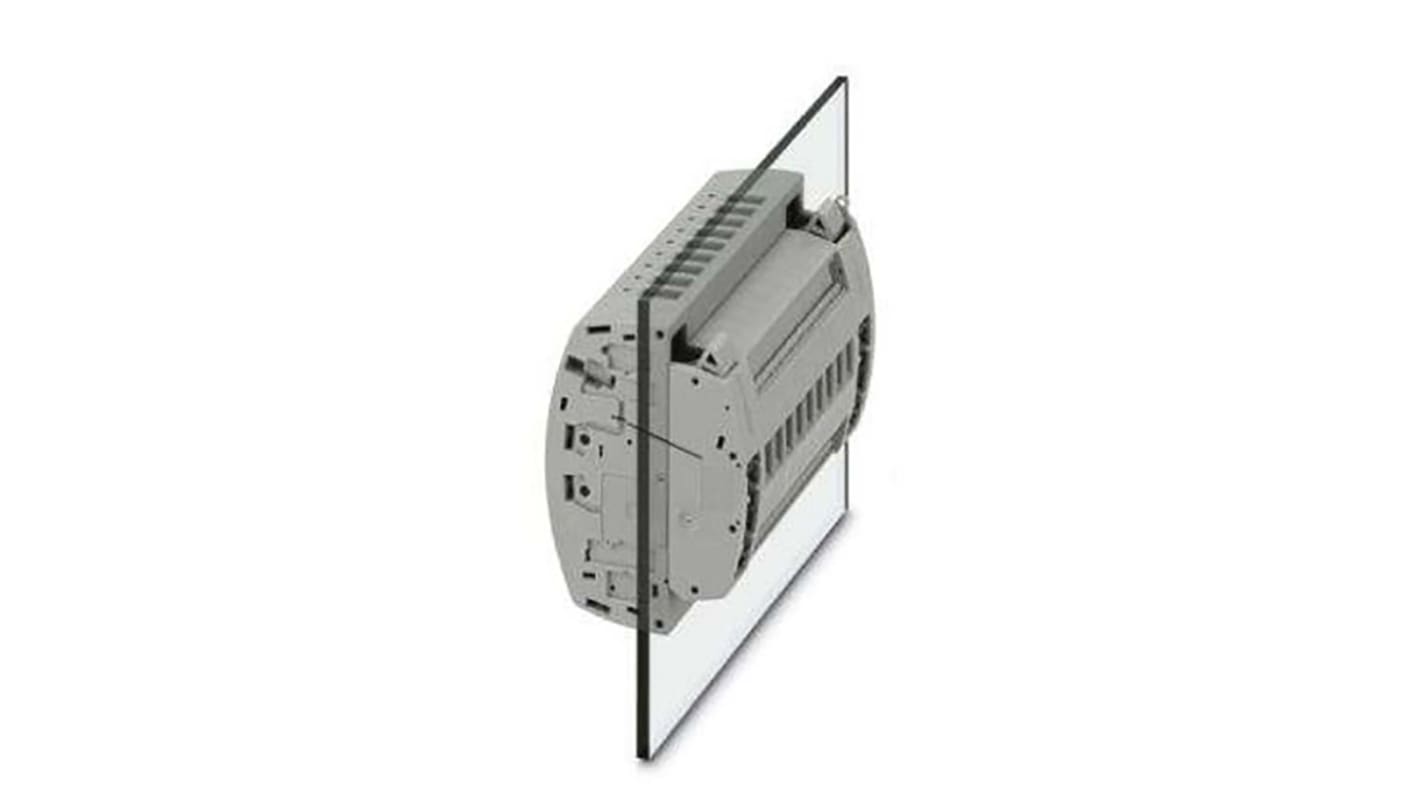 Phoenix Contact UTWE Series UTWE 6-2/9 Terminal Strip, 18-Way, 30A, 24 → 8 AWG Wire, Screw Termination