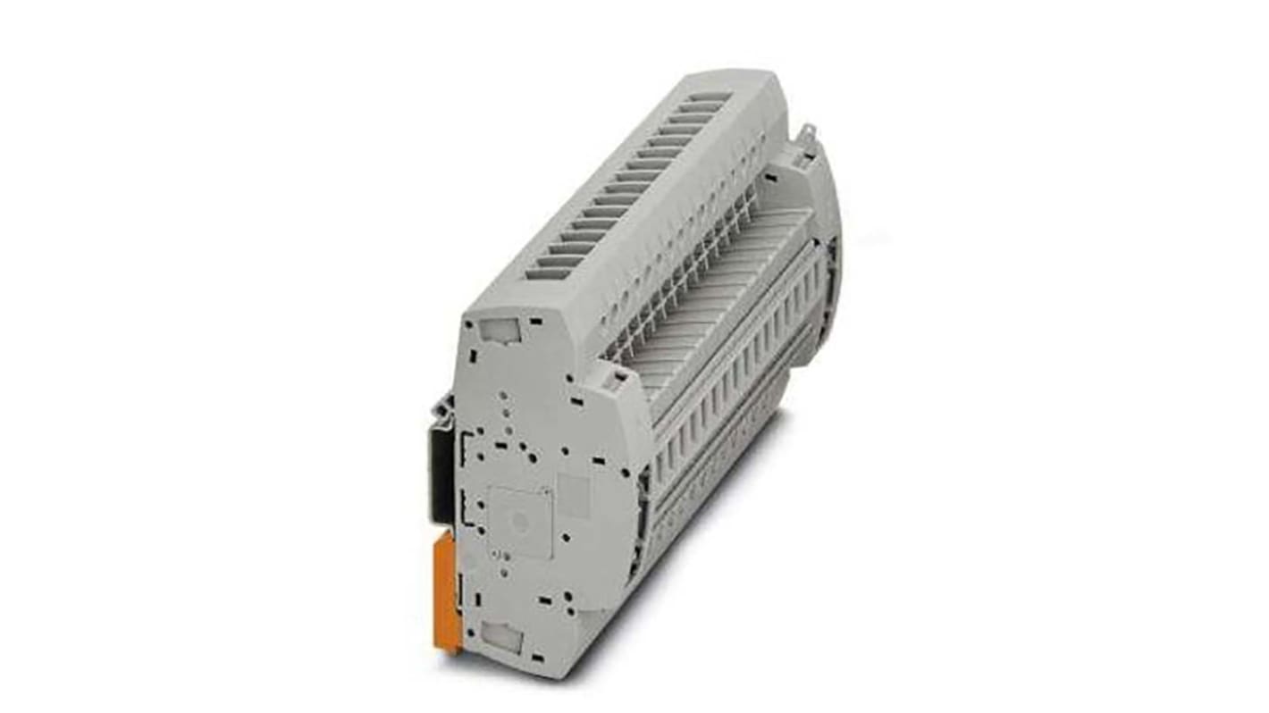 Phoenix Contact UTRE Series UTRE 6-2/16 Terminal Strip, 32-Way, 30A, 24 → 8 AWG Wire, Screw Termination