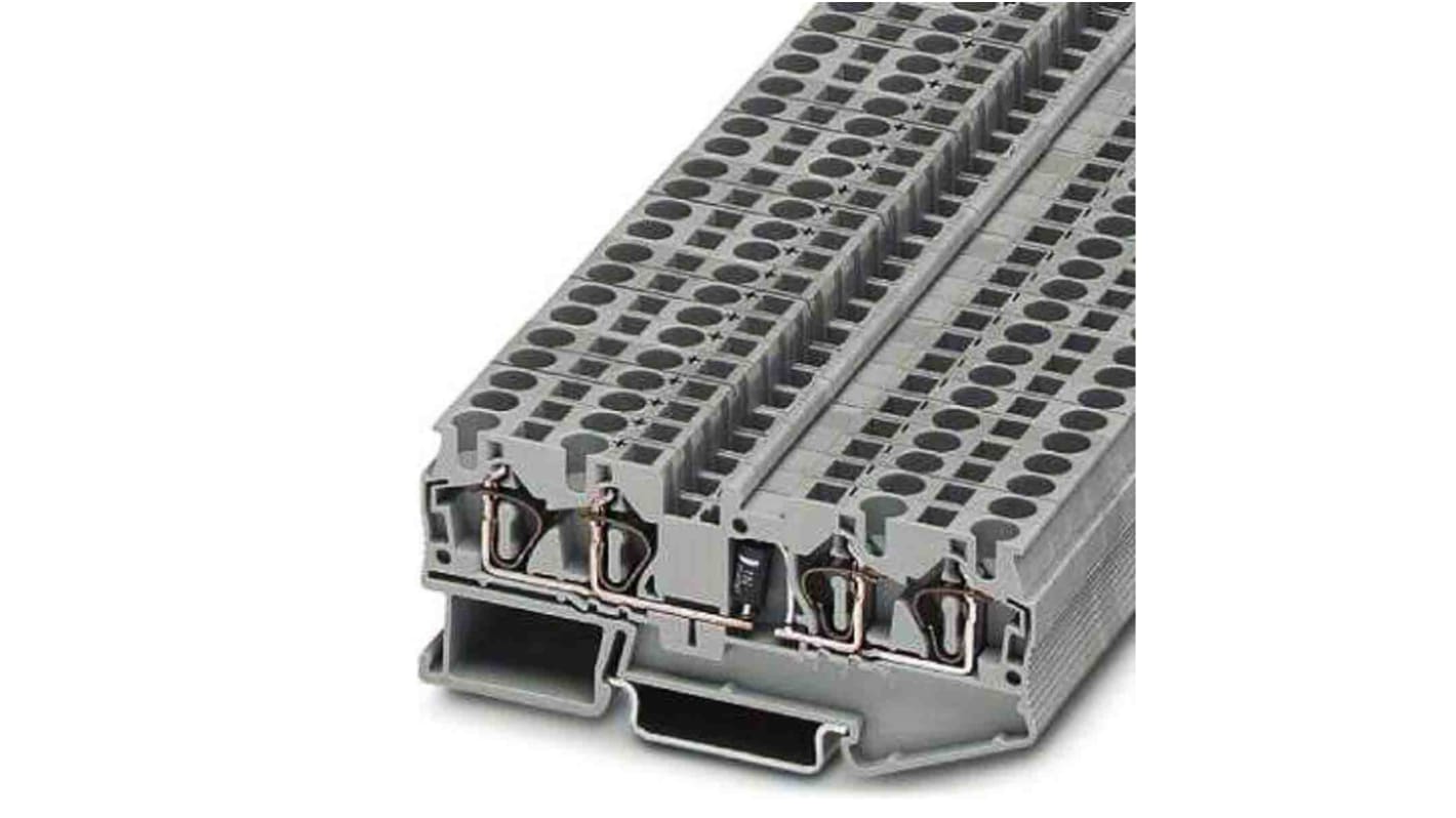 Module pour composant Phoenix Contact ST 4-QUATTRO-DIO 1N, 0.08 → 6mm², Cage à ressort, Gris