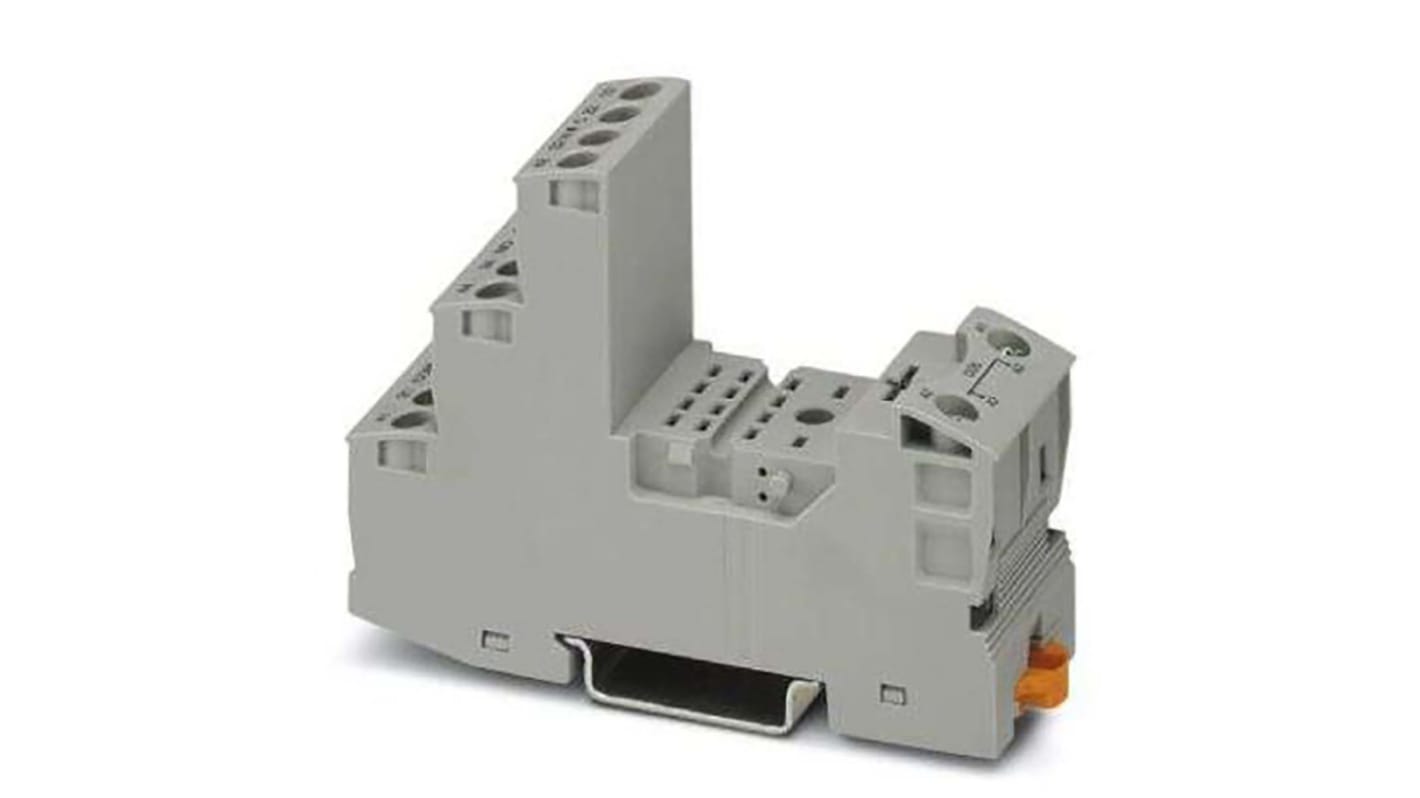 Phoenix Contact RIF-2-BSC 4 Pin 250V ac/dc DIN Rail Relay Socket