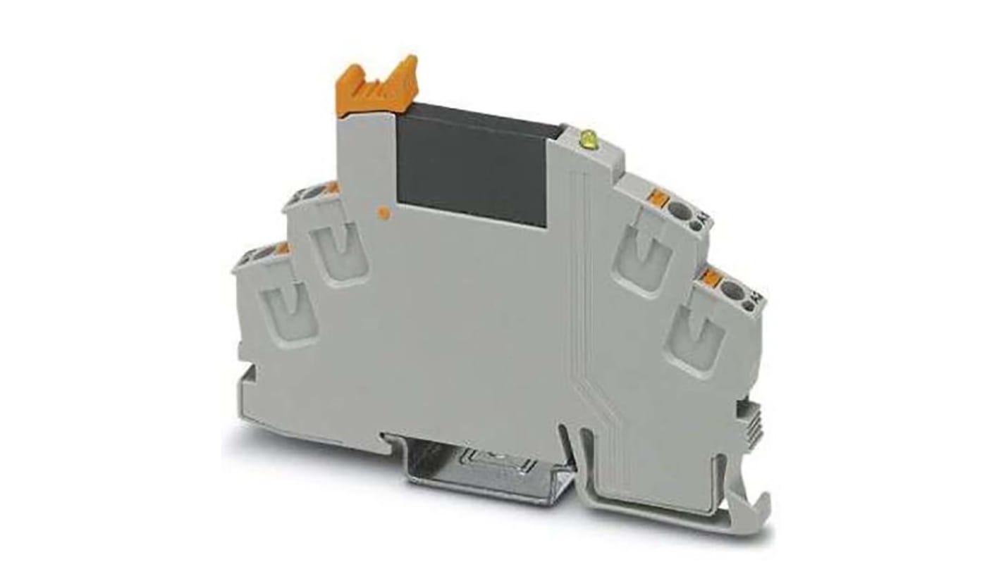 Phoenix Contact RIF-0-OPT Series Solid State Interface Relay, 28.8 V dc Control, 100 mA Load, DIN Rail Mount