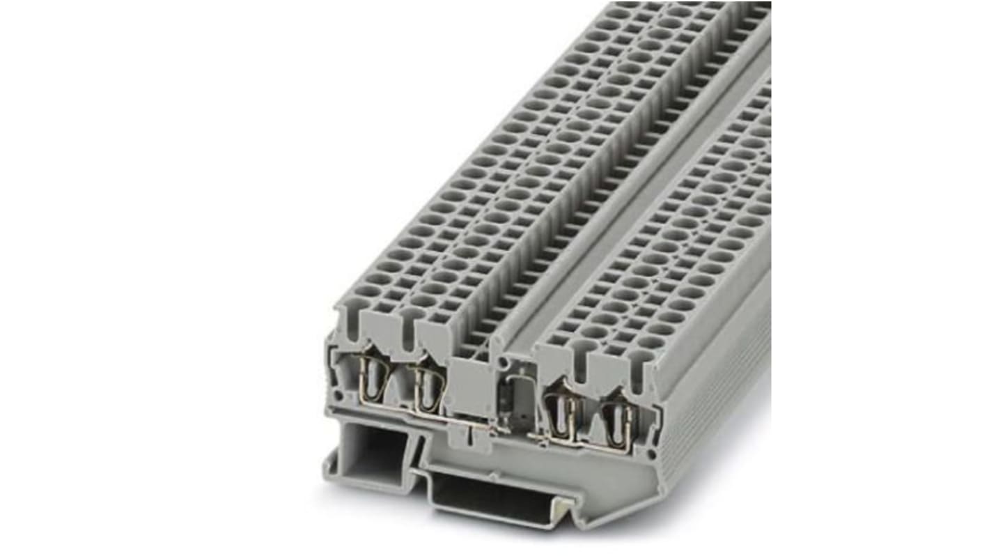 Morsettiera del componente Phoenix Contact, Grigio, , 1.5A