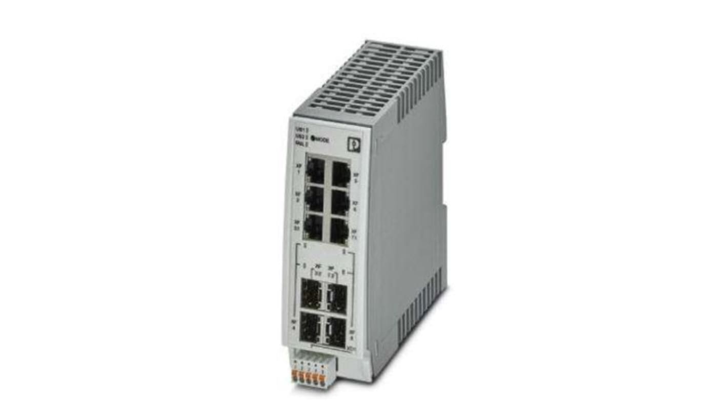 Ethernetový přepínač 4 RJ45 porty montáž na lištu DIN 10/100/1000Mbit/s Phoenix Contact
