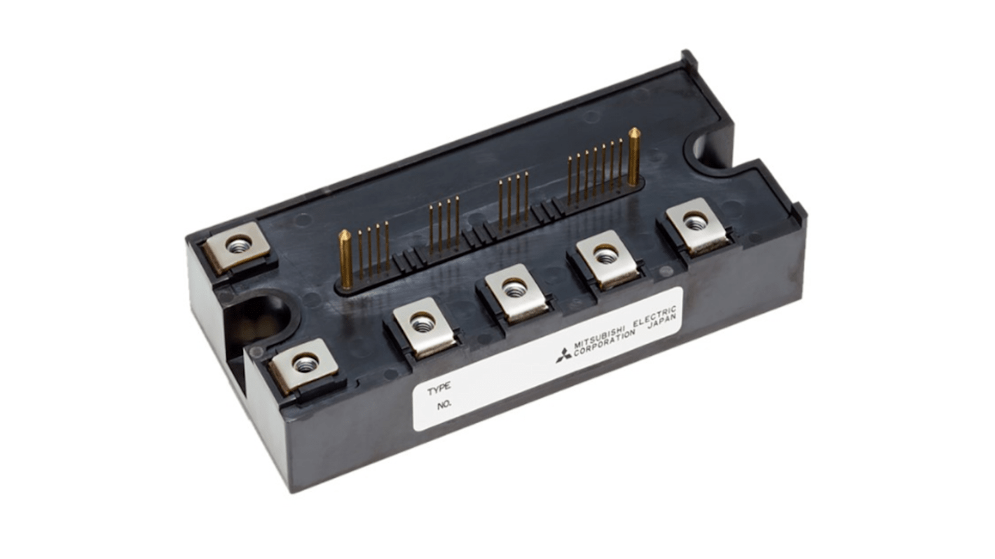 Mitsubishi Electric PM100CG1B120#300G 3 Phase Bridge IGBT Module, 100 1200 V Module, Panel Mount