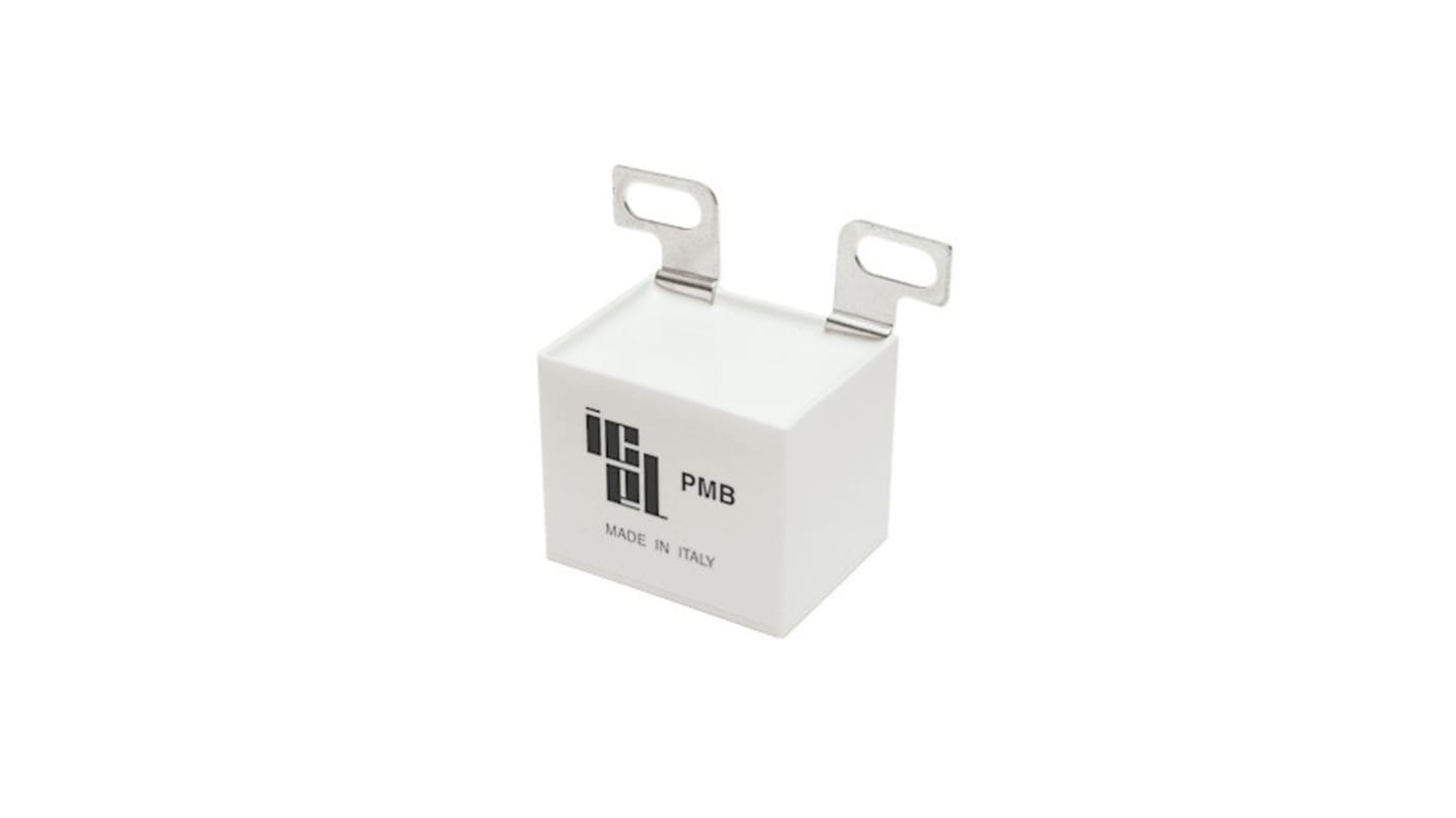 Polypropylenový kondenzátor PP, řada: PMB 1μF ±10 1.2 kV dc, 630 V ac, Montáž šroubem Icel