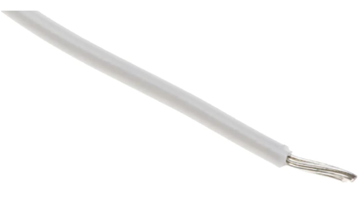 Cavo di collegamento apparecchiature RS PRO, 0,33 mm², 22 AWG, 300 V, 100m, Bianco, UL1061