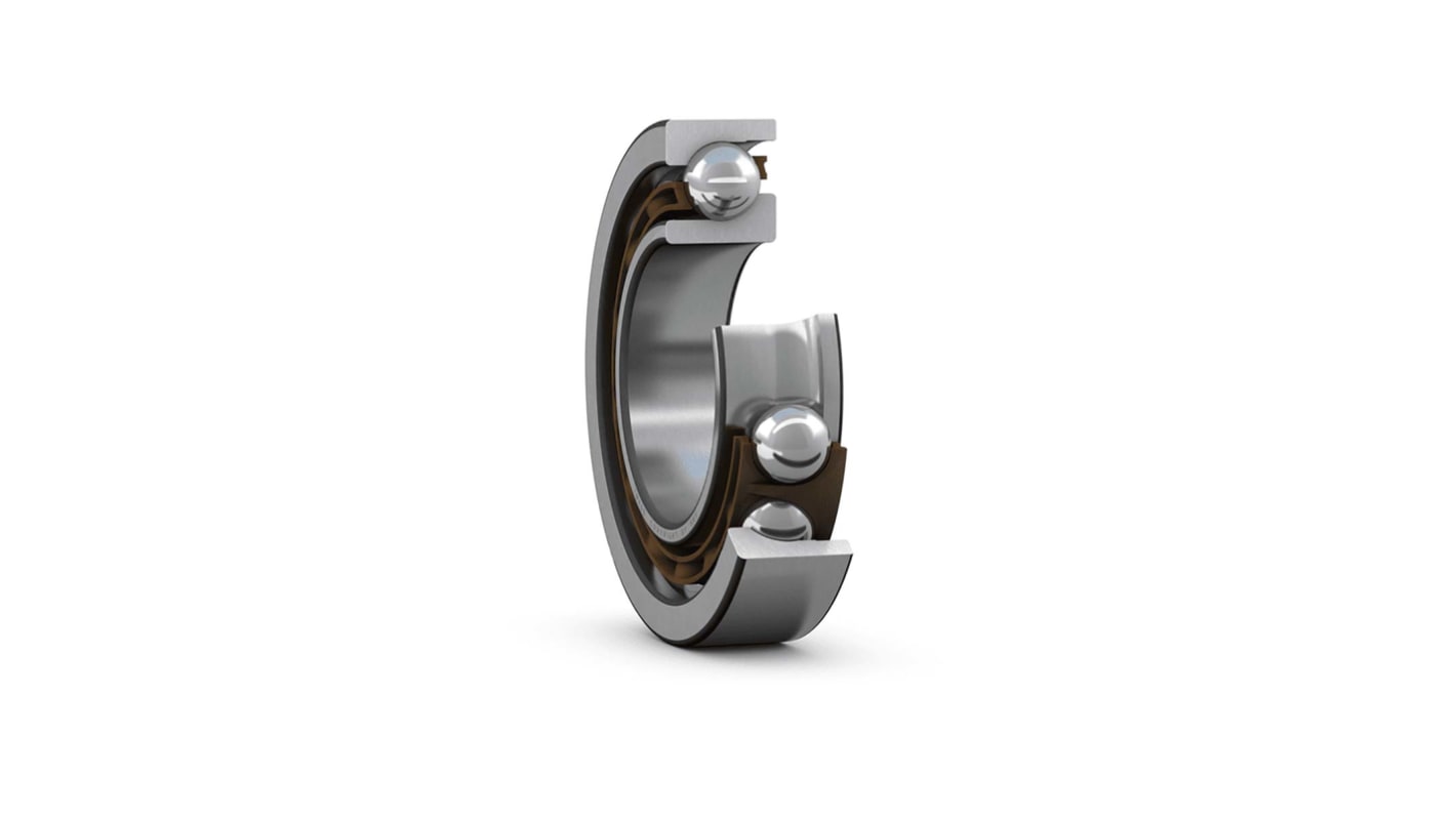 SKF 7200 BECBP Single Row Angular Contact Ball Bearing- Open Type 10mm I.D, 30mm O.D