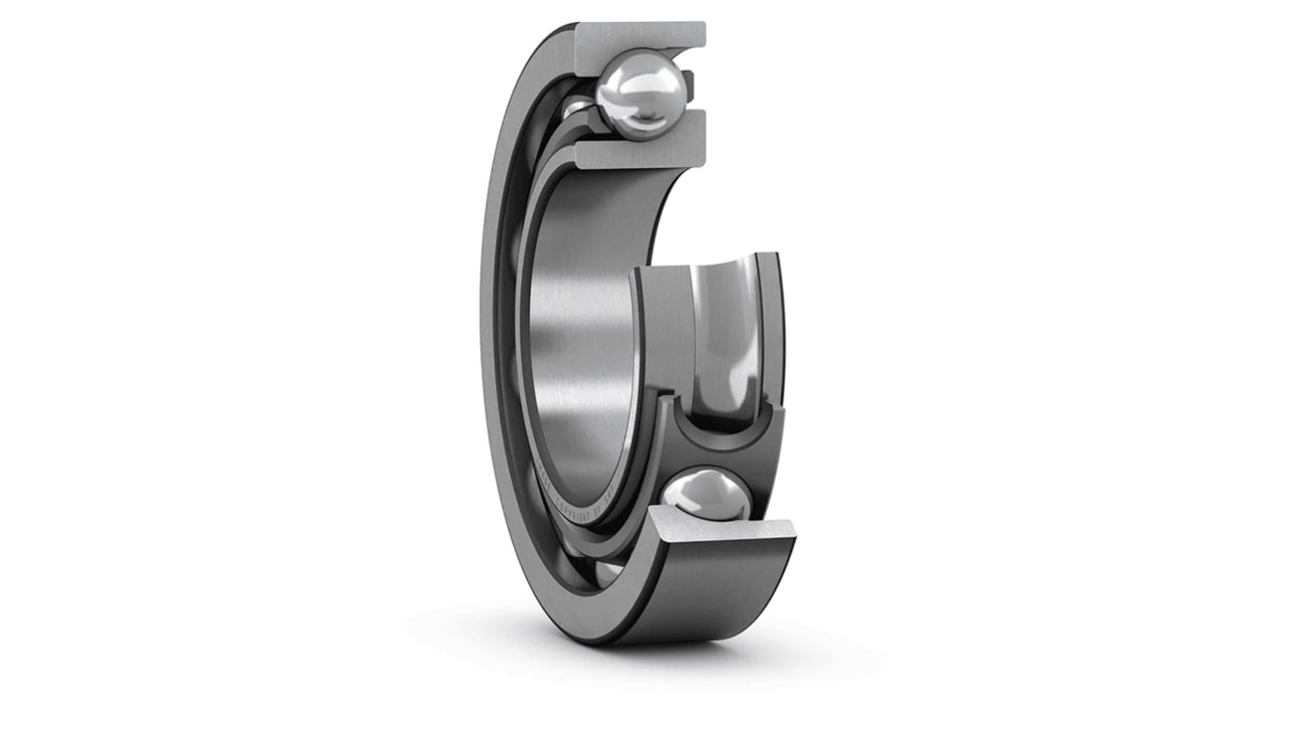 Roulement à billes à contact oblique à une rangée SKF, ø int. 85mm, ø ext. 180mm, larg. 41mm