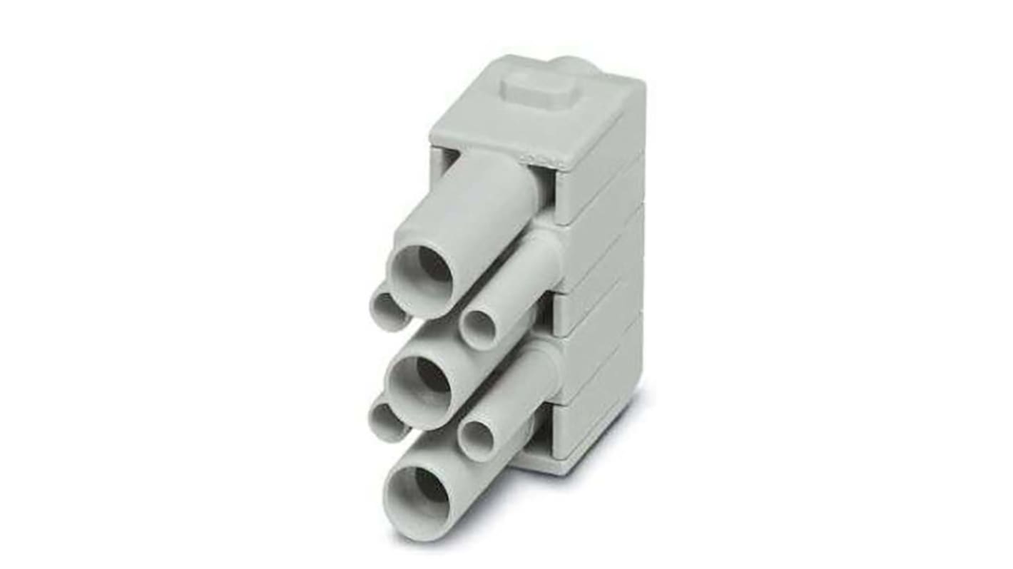 Aislante para conector industrial Phoenix Contact Hembra, serie  HC-M-03, para usar con Conector de alimentación de