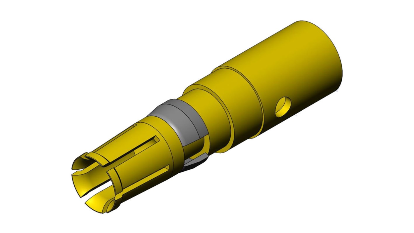 Contact alimentation Connecteur D-sub à sertir, Femelle, série 173112, taille 8 → 10AWG, placage Or, Contact de