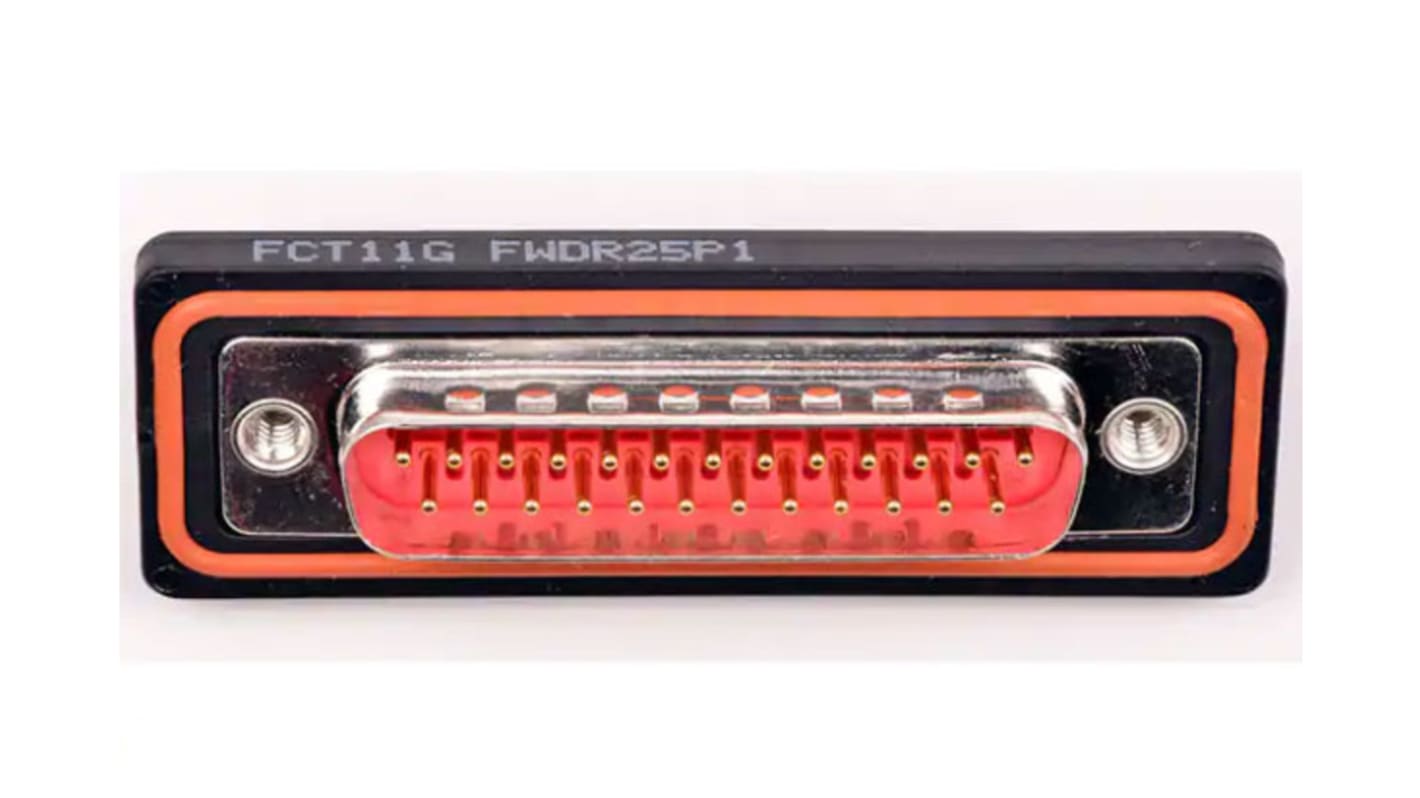 Connecteur Sub-D Mâle FCT from Molex 25 voies Traversant Droit