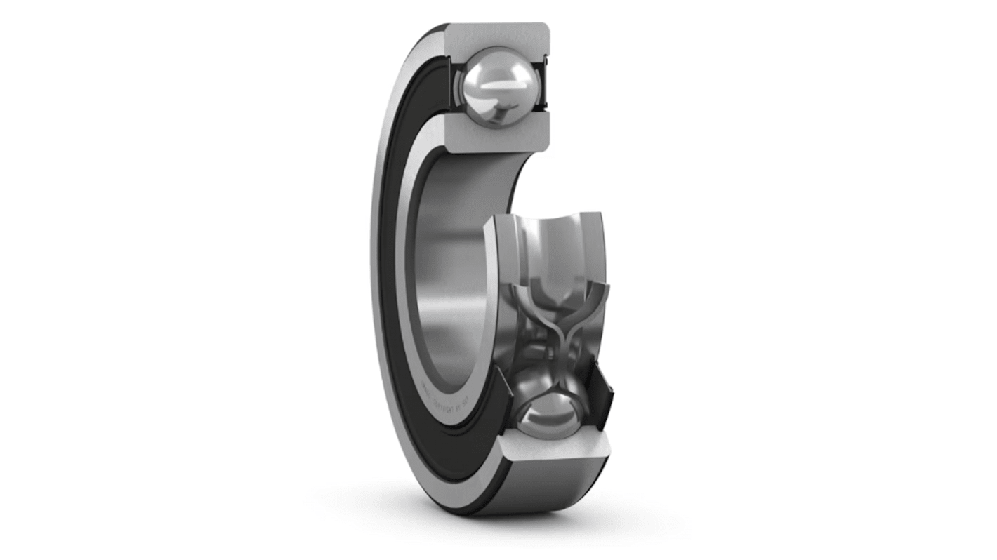 Rodamiento de bolas Rodamiento de bolas de ranura profunda de fila única SKF de Acero, Ø int. 12mm, Ø ext. 32mm, ancho