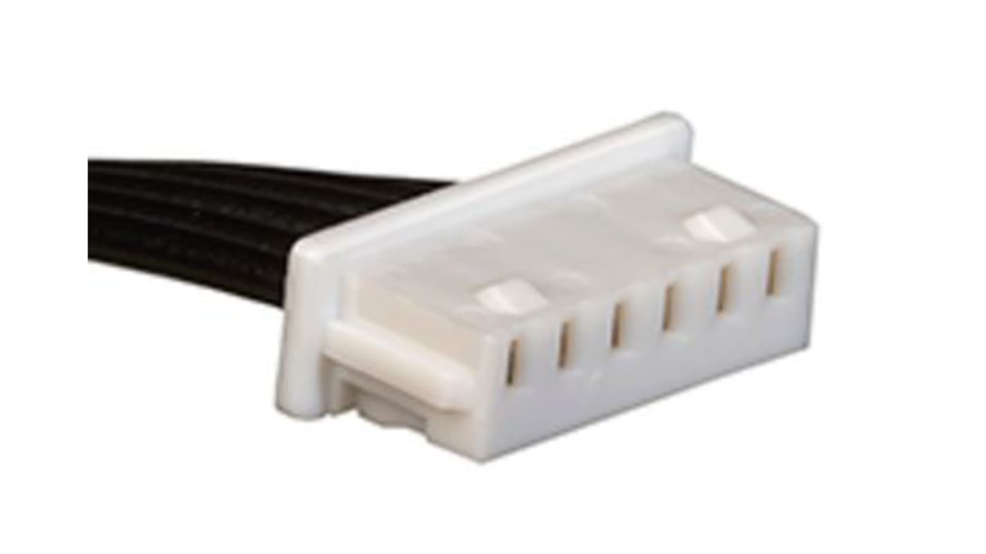 Conjunto de cables Molex PicoBlade 15134, long. 50mm, Con A: Hembra, 6 vías, Con B: Hembra, 6 vías, paso 1.25mm