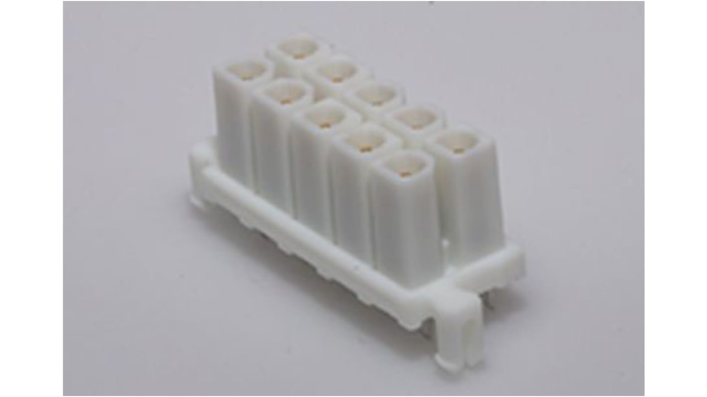 Molex Mini-Fit Crimpsteckverbinder-Gehäuse Buchse 4.2mm, 10-polig / 2-reihig Vertikal