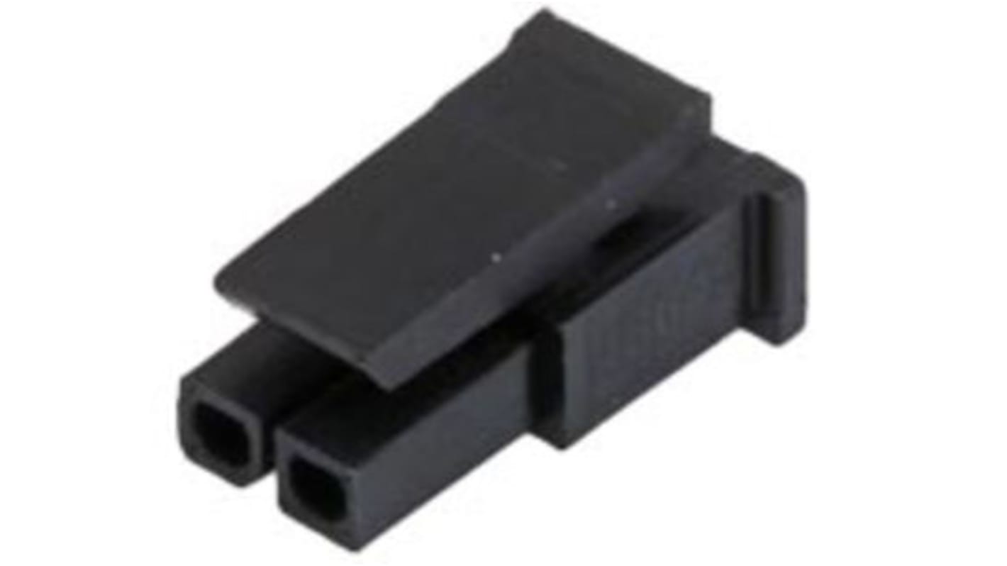 Carcasa de conector de crimpado Molex 436450208, Serie Micro-Fit, paso: 3mm, 2 contactos, , 1 fila filas, Entrada