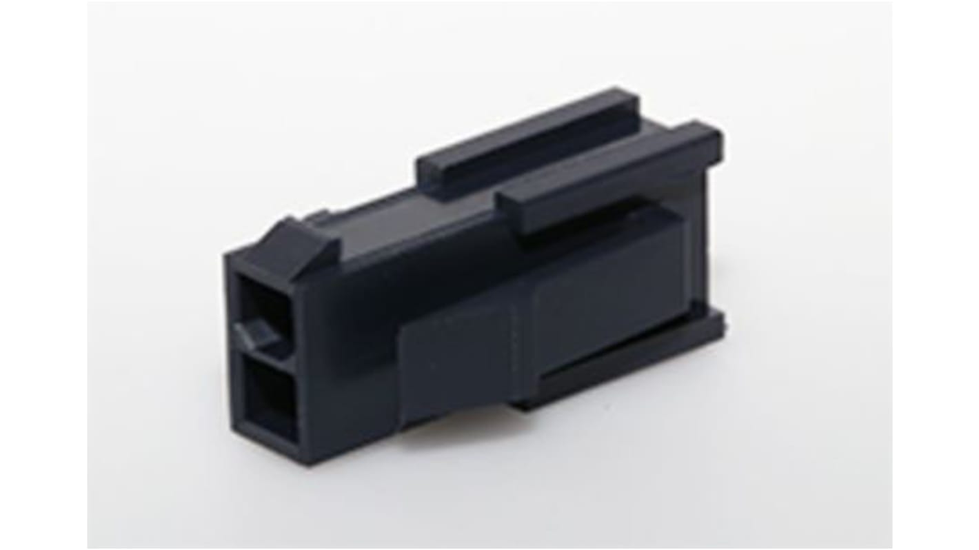 Carcasa de conector de crimpado Molex 469930210, Serie Mini-Fit, paso: 4.2mm, 2 contactos, 2 filas, Entrada Lateral,