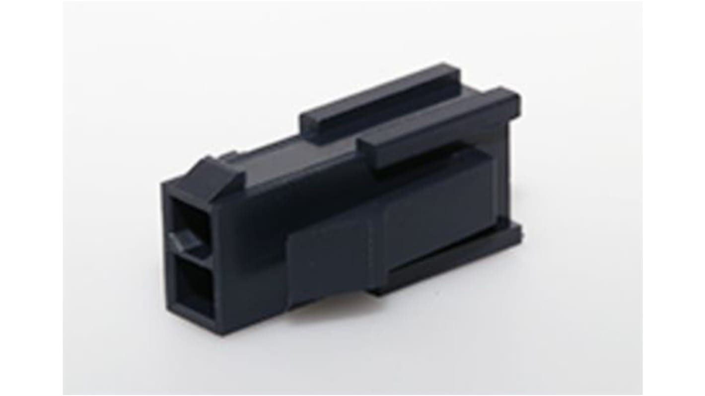 Molex, Mini-Fit Female Crimp Connector Housing, 4.2mm Pitch, 2 Way, 2 Row Side Entry