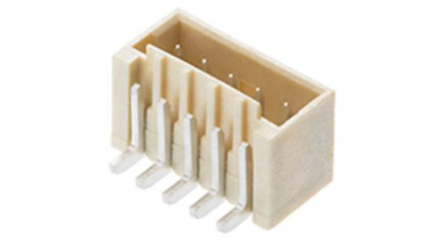 Molex Pico-SPOX Series Vertical Surface Mount PCB Header, 4 Contact(s), 1.5mm Pitch, 1 Row(s), Shrouded