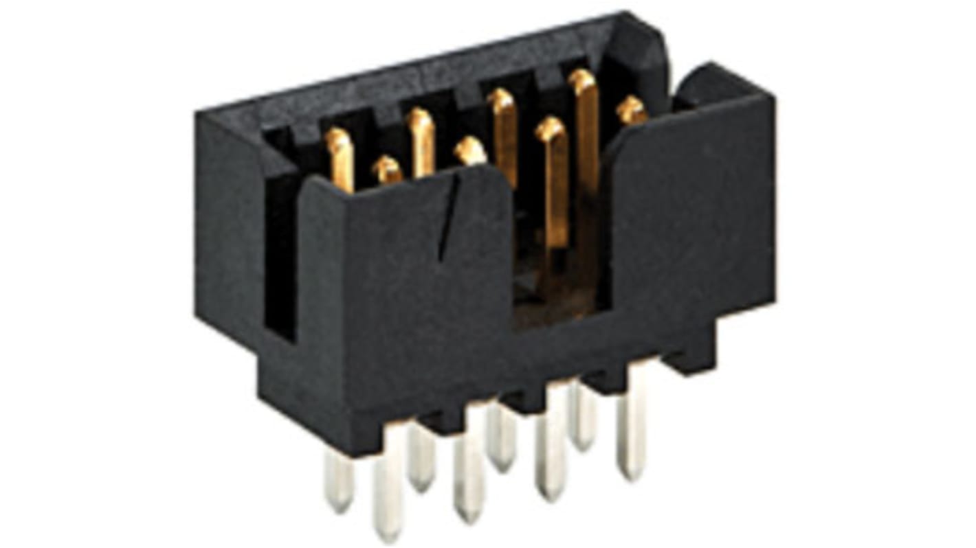 Molex Milli-Grid Leiterplatten-Stiftleiste Vertikal, 20-polig / 2-reihig, Raster 2.0mm, Ummantelt