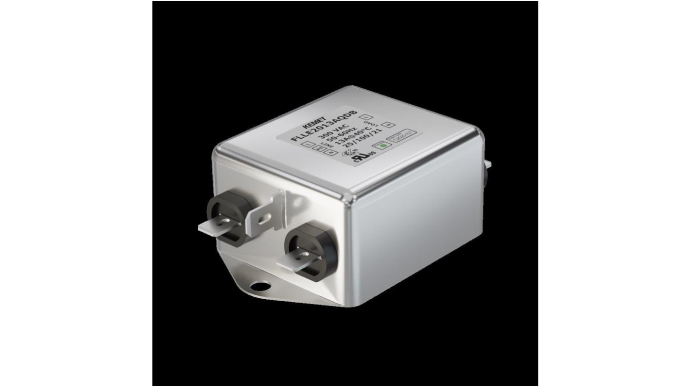 KEMET FLLE2-Q EMV-Filter, 300 V ac/dc, 16A, Gehäusemontage, 1-phasig / 50-60Hz