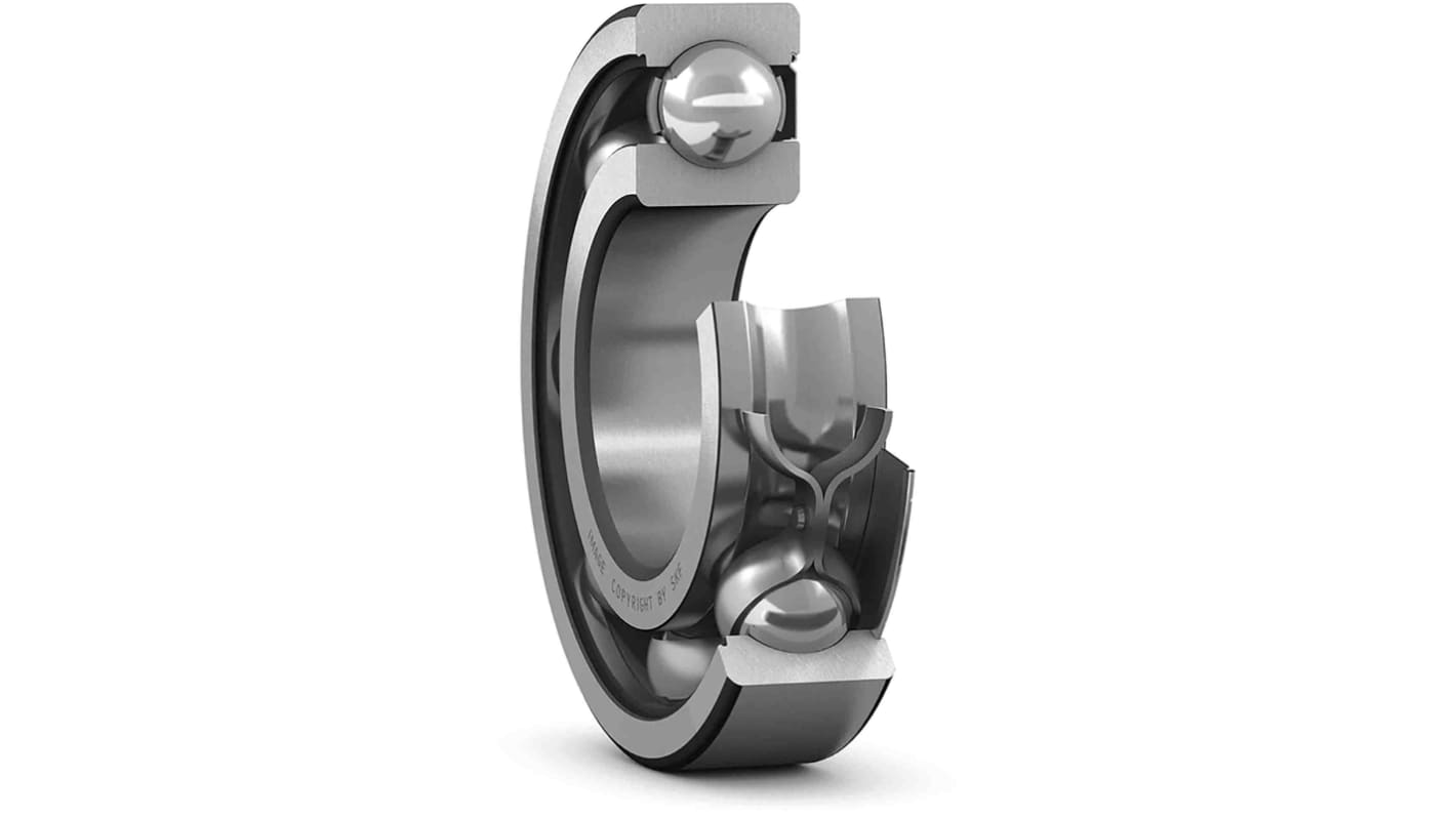 Roulement à billes à gorge profonde à une rangée SKF, ø int. 20mm, ø ext. 52mm, larg. 15mm