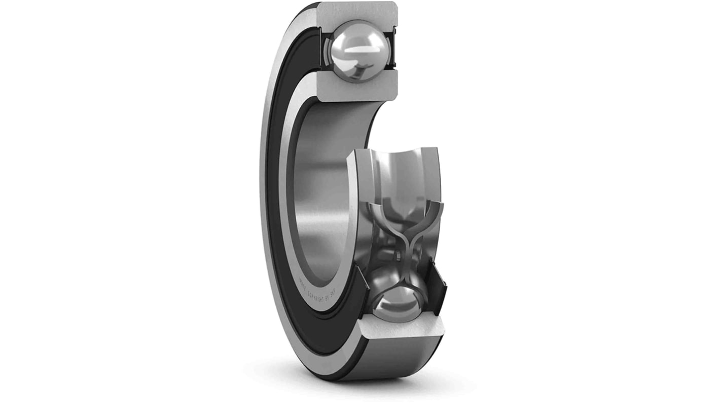 Cuscinetto a sfera Cuscinetti radiali a una corona di sfere SKF in Acciaio, Ø int. 35mm, Ø est. 80mm, Largh. guida 21mm