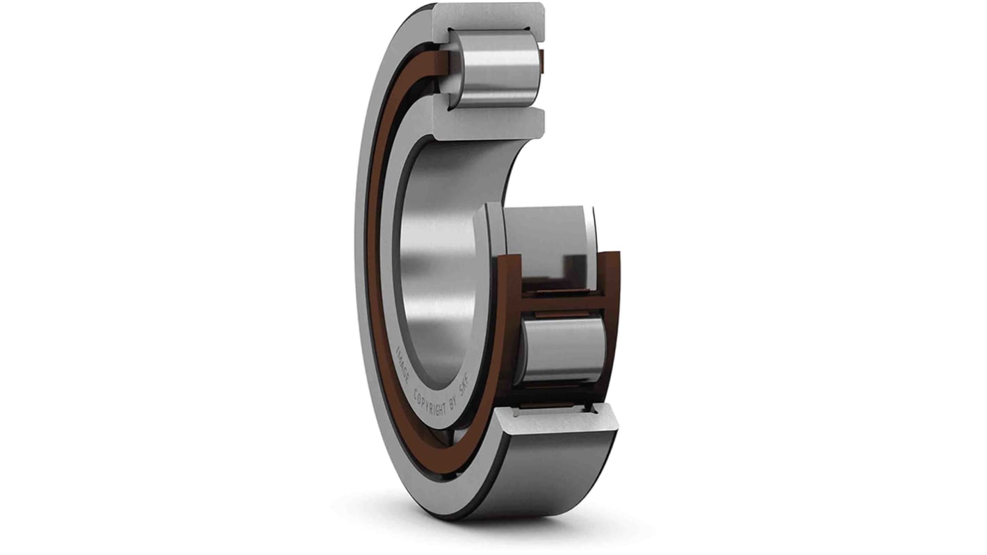 Rodamiento de rodillos Cilíndrico SKF, Ø int. 120mm, Ø ext. 215mm, ancho 40mm