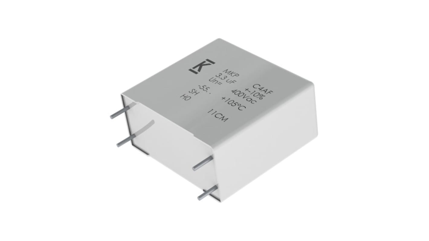 KEMET C4AF Polypropylene Capacitor PP, 250V ac, 10%, 24.5μF