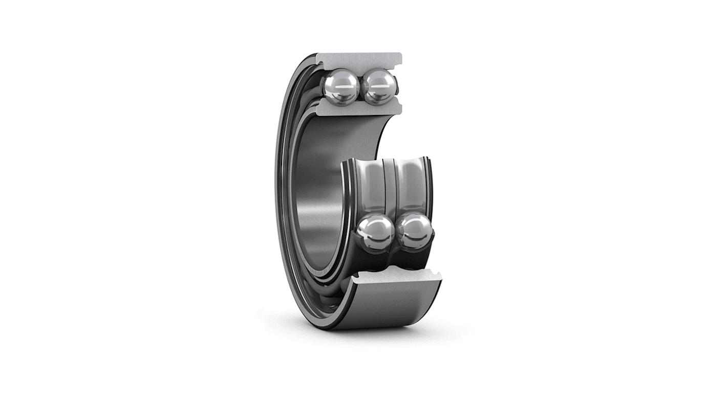 SKF 3216 A Double Row Angular Contact Ball Bearing- Open Type 80mm I.D, 140mm O.D