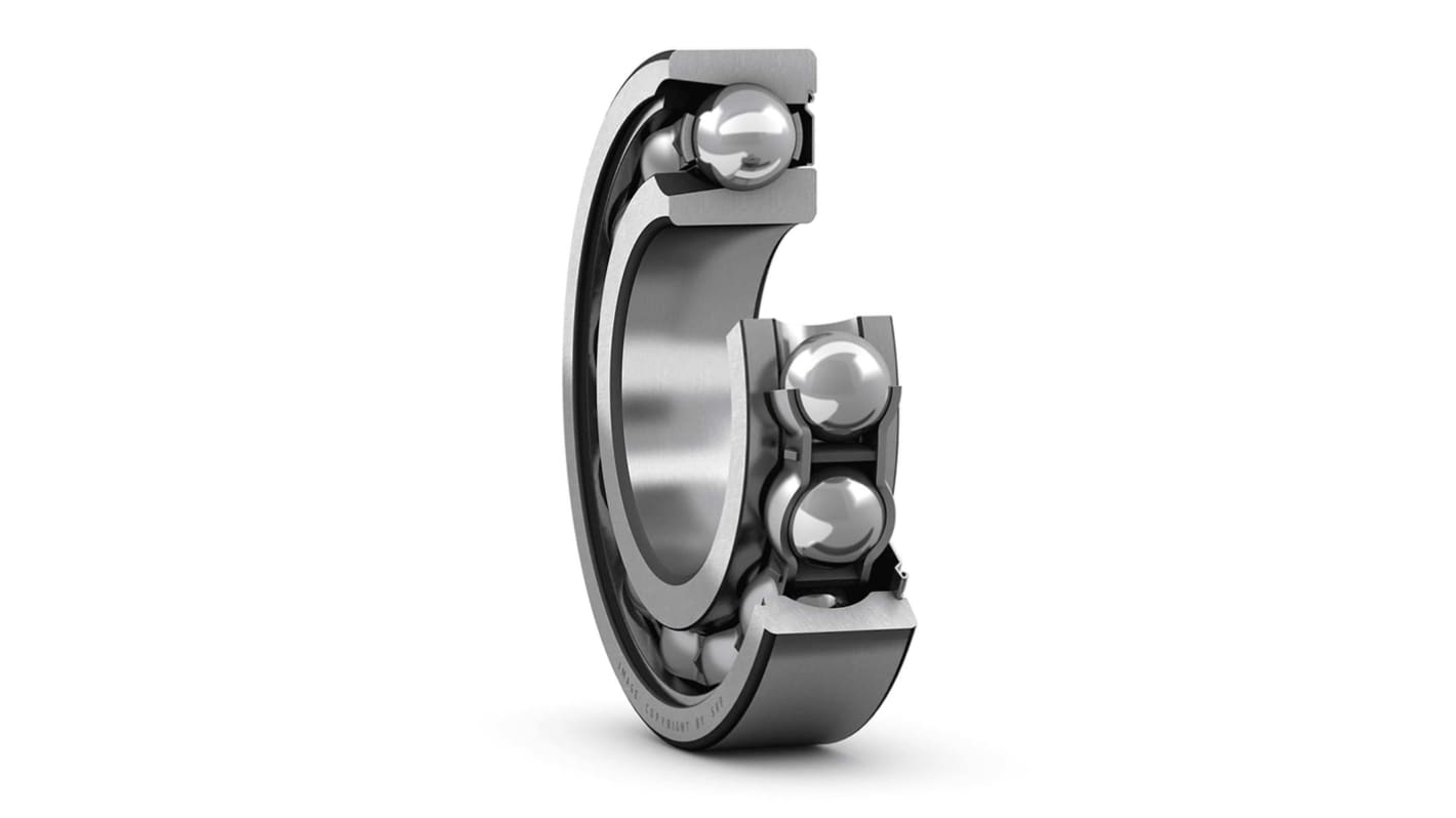 SKF Einreihiges Rillenkugellager Kugellager 1-reihig, Innen-Ø 60mm / Außen-Ø 110mm, Breite 22mm