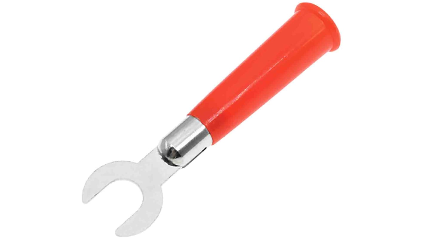 RS PRO Insulated Crimp Spade Connector Plastic, Red